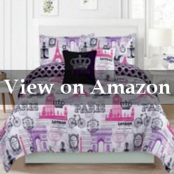 Black and Pink Paris Bedding Review