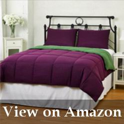 Purple and Green Twin-Size Comforter Review
